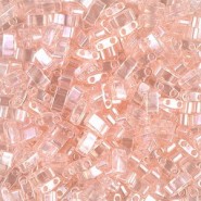 Miyuki half tila 5x2.4mm beads - Light rose luster HTL-365
